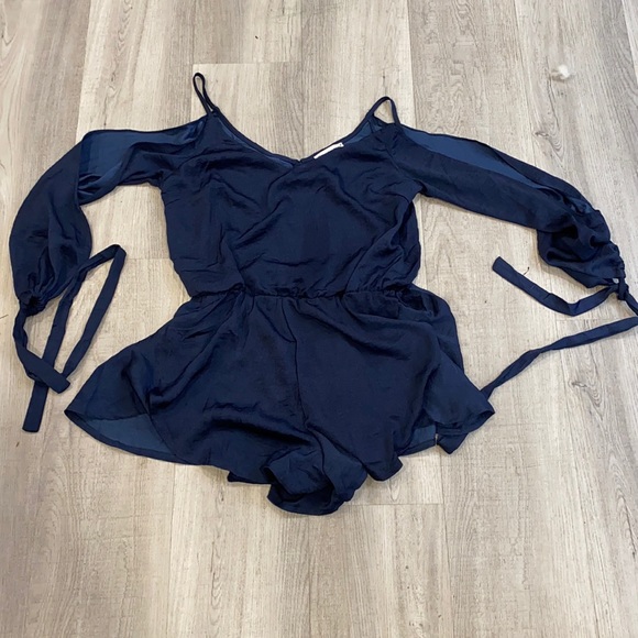 **Sexy** Blue Romper - Picture 1 of 5